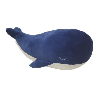 China Giant Stuffed Whale Toy Large Gift For Home Decoration Plush Toy BSCI Audit for sale