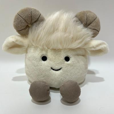 China 2023 New Hotties Microwavable Plush Goat Toy French Lavender Scent Heated Warmies & Freezer EU Standard for sale