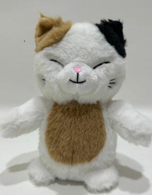 China Talking calico cat, Repeats What You Say Plush Animal Toy Electronic calico cat for Boys, Girls & Baby Gift. for sale