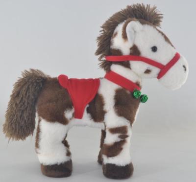 China 2023 New Musical Walking Horse Exquisite Plush Toy BSCI Audit Factory for sale