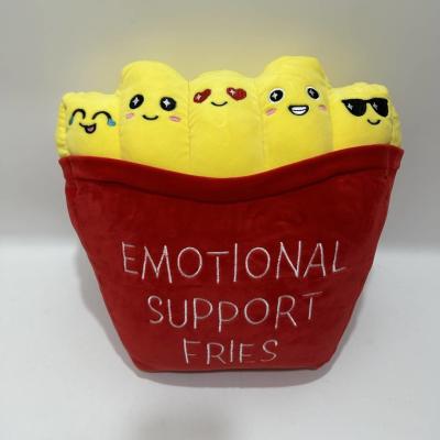 Китай Emotional Fries 14′in Cute Support Pillow Cushion Home Decoration Cuddly Plush Pillow for Sofa, Couch, Bed Office продается
