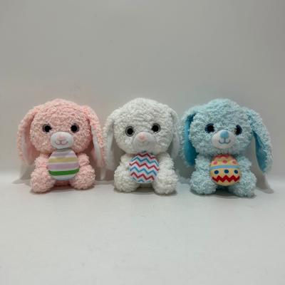 Китай 15CM Plush Toy Bunny Stuffed Animal with Colorful Eggs for Easter продается