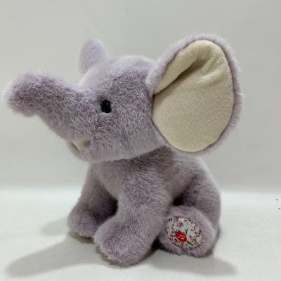 China Light up Plush Elephant W/ Lullaby Toy High Quality Material Safe Baby Toy for sale