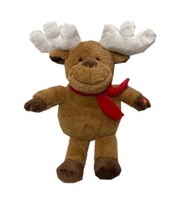 China 0.28m 11.02ft LED Plush Toy Personalised Christmas Reindeer Teddy BSCI for sale