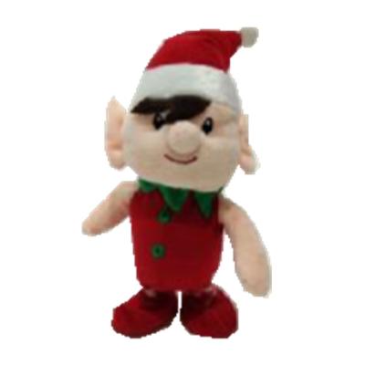 China 0.2M 7.87 Inch Christmas Plush Toys Elf On The Shelf Stuffed Animal PP Cotton Inside for sale
