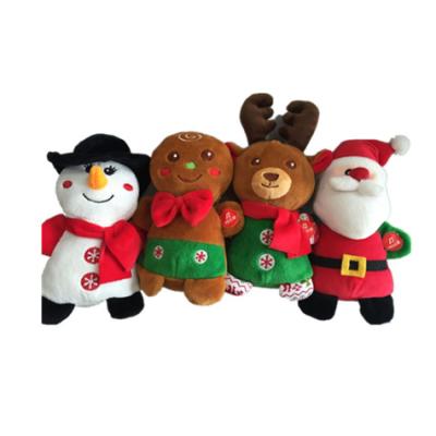 China 7.09'' Singing Christmas Plush Toys for sale