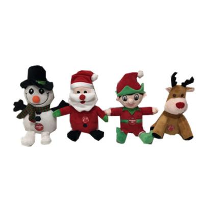 China 4 ASSTD 0.23M 9.06IN Christmas Plush Toys Frosty The Snowman Stuffed Animal for sale