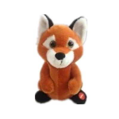 China 6'' 15cm Orange Realistic Fox Stuffed Animal Arctic Fox Cuddly Toy Kids Gift for sale