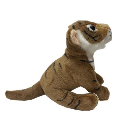 China 17cm 6.69in Recycled Large Tiger ECO Friendly Stuffed Animals For Valentines Day for sale
