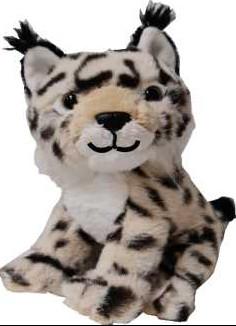 China Brown 16cm 6.29 Inch Lynx Stuffed Animal Diy Toys From Recycled Materials for sale