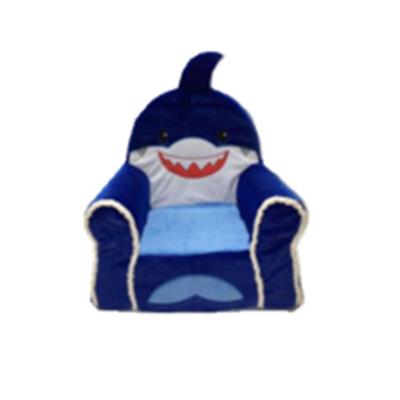 China 1.57FT 0.48M Decorative Stuffed Animals Plush Shark Chair Hypoallergenic for sale