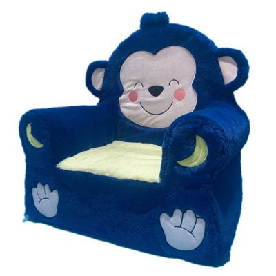 China 48cm Decorative Stuffed Animals Monkey Plush Chair Memory Foam Bean Bag Chair for sale