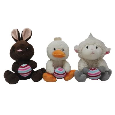 Chine animal 0.59in de chant Pâques Bunny Purple Giant Duck Stuffed de 3A 18CM à vendre