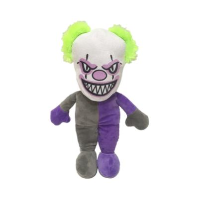China 0.35M 13.78 Inch Evil Clown Doll Stuffed Toy Christmas Decoration Lighting Up for sale