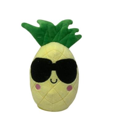 China 18CM Pineapple Pet Plush Toy for sale