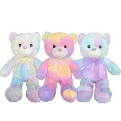 Cina tintura rosa-chiaro animale farcita Teddy Bear Recording Function del legame del regalo di 35cm 13.78in in vendita