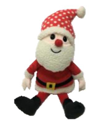 China 30cm 0.98ft Singing Dancing Stuffed Animals Christmas Plush Toy BSCI for sale