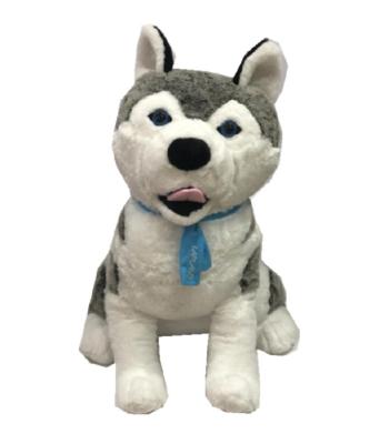 China 0.33m 12.99 Inch Large Siberian Husky Stuffed Animal Soft Toy Shower Gift for sale