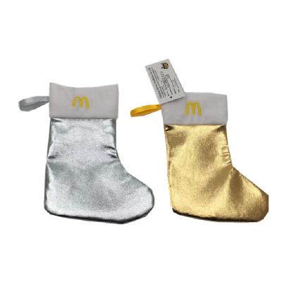 China o bicho de pelúcia McDonald do presente de 7.25cm 2.85in personalizou meias do Natal da tapeçaria à venda