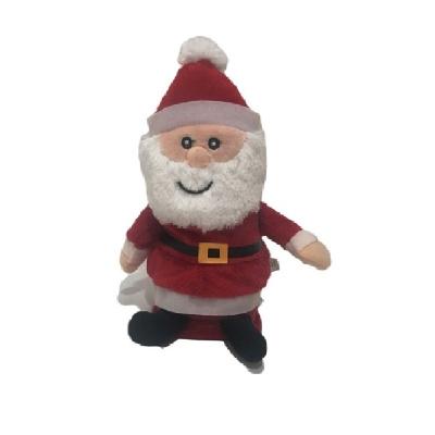China Recording Repeating Plush Santa Clause Soft 21 Cm for sale