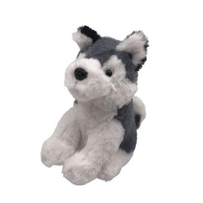 China Talking Back Recording Plush Toy Repeating Husky With Long Fur for sale