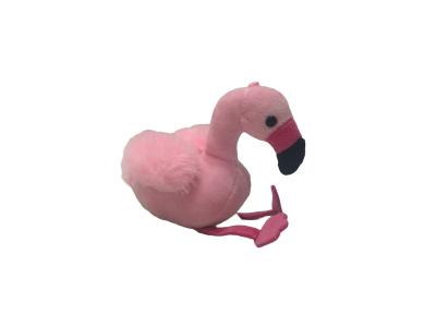 China 100% PP Cotton Filling Flamingo Keychain With Music Box Recording Repeating for sale