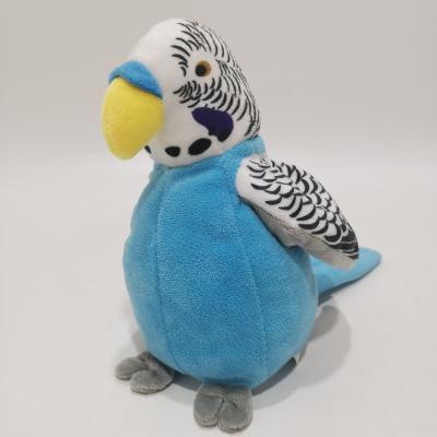 China Talking Stuffed Animals Plush Parrot Voice Recording And Repeating for sale