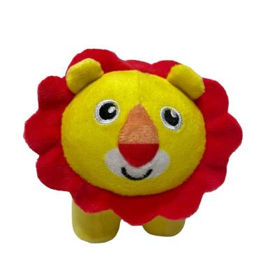 China 10CM Fisher Price Plush Yellow Lion Stuffed Animal Gift For Kids for sale