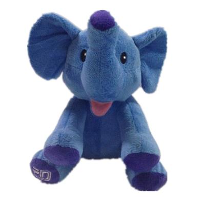 China 20 cm OEM Promotional Plush Toy Animated Elephant Gift Premiums Stuffed Toy for sale