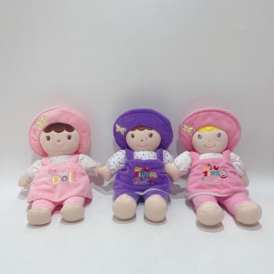 China Stuffed Soft Cute Doll Adorable Plush Toy Customized Doll For Baby Girl for sale