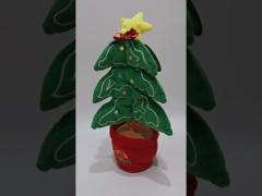 Dancing & Singing & Twisting Christmas Tree w/ Yellow Star