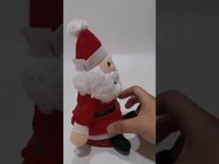 Recording Repeating Plush Santa Clause Soft 21 Cm