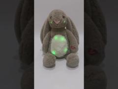 Singing 0.25M 9.84in Stuffed Animal With Light Up Belly Plush Toy