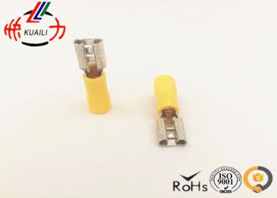 China Professional Female Disconnect Terminal Brass Yellow AWG 12-10 FDD 5.5-250 for sale