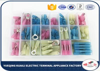 China Insulated Heat Shrink Terminal Assortment Kit Electrical Terminal KLI-9848707 250pcs for sale