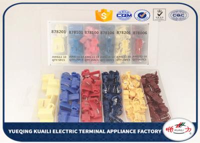 China 95pcs scotch connectors Terminal Assortment Kit box yellow blue red quick splice Connector for sale