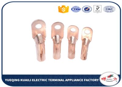 China Cable Crimp Type Terminal Lugs Copper Tube Wire Terminals DT Series for sale