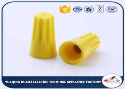 China Yellow High Temperature Resist Battery Terminal Screw On Connector Cap OEM for sale