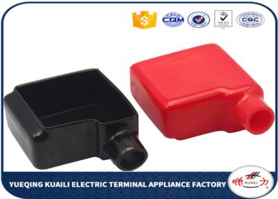 China Red / Black PVC Plastic Battery Terminal Covers For Protecting Cable Free Sample for sale