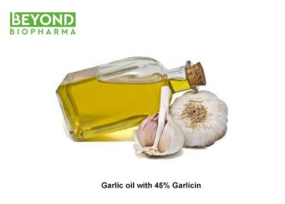 China Natural Garlic Extract Oil with more than 45% Garlicin G.A as Foods Additives for sale