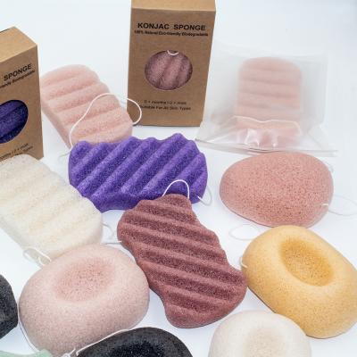 China El Exfoliating natural puro equipa la esponja de Rich Foam Facial Care Konjac en venta
