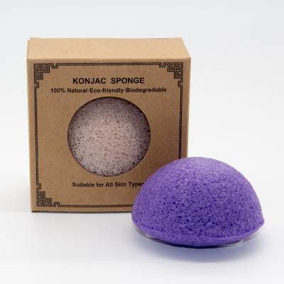 China Soft Natural Konjac Sponge For All Skin Facial And Physical Cleaning for sale