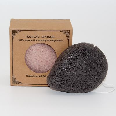 China Reusable Facial Clearing Water Drop Konjac Sponge With Private Label for sale