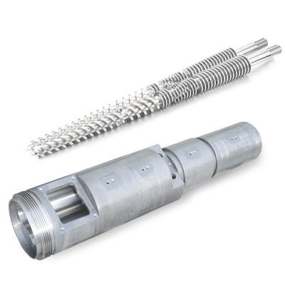China Kmd63 Conical Twin Screw Barrel 0.5-0.8mm For UPVC Extruder Machine for sale
