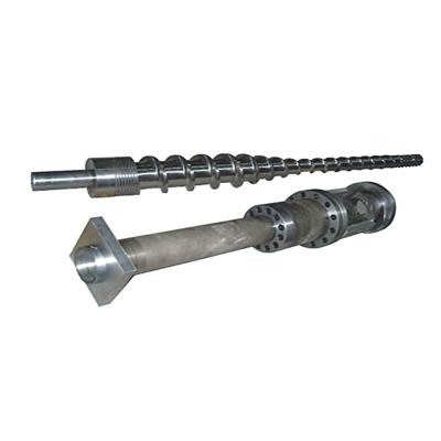 China Extruder Single Screw Barrel Electroplate Injection For PVC Pet CPVC UPVC PMMA for sale