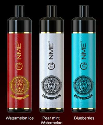 China 5000Puffs Multi Flavor Disposable Vape 12ml Oil Leather Texture 1.0Ω Rechargeable for sale