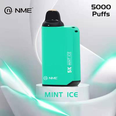 China 5000Puffs Disposable Vape Rechargeable 950mAH Stainless Steel Texture for sale
