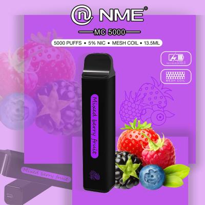 China Nicotine 5% Rechargeable Disposable Vape Pen PC  1.2Ω for sale