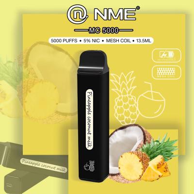 China 5000 Puffs PC Disposable Vape Rechargeable 1.2Ω E Juice 13.5ml for sale