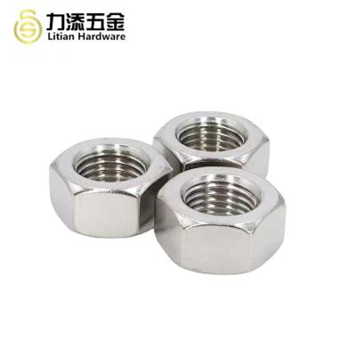 China Locker M12 X 1.5 Hex Nut ,Plain DIN934  Carbon Steel Hex Nut for sale
